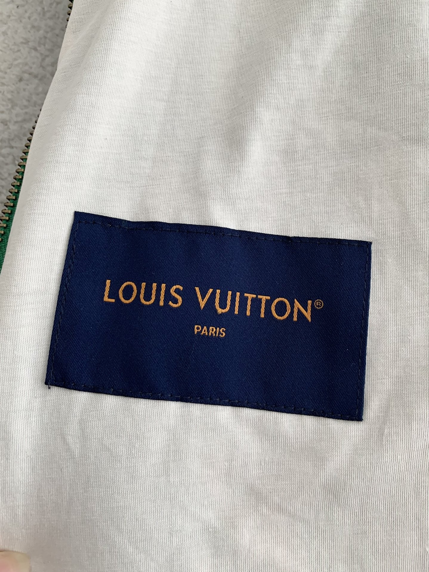 「#2636」Louis Vuitton Jacquard vertical collar zipper fleece jacket - Image 10