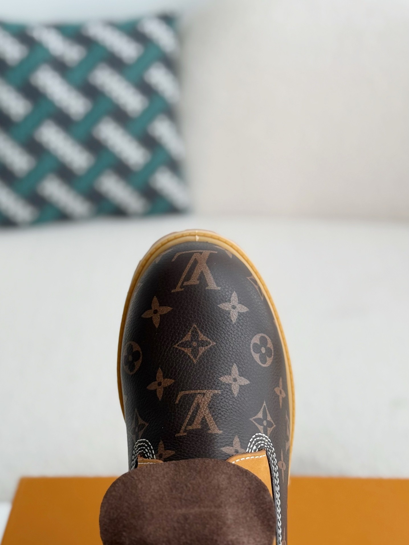 「#2646」Louis Vuitton x Timberland boots/Martin boots/boots - Image 10