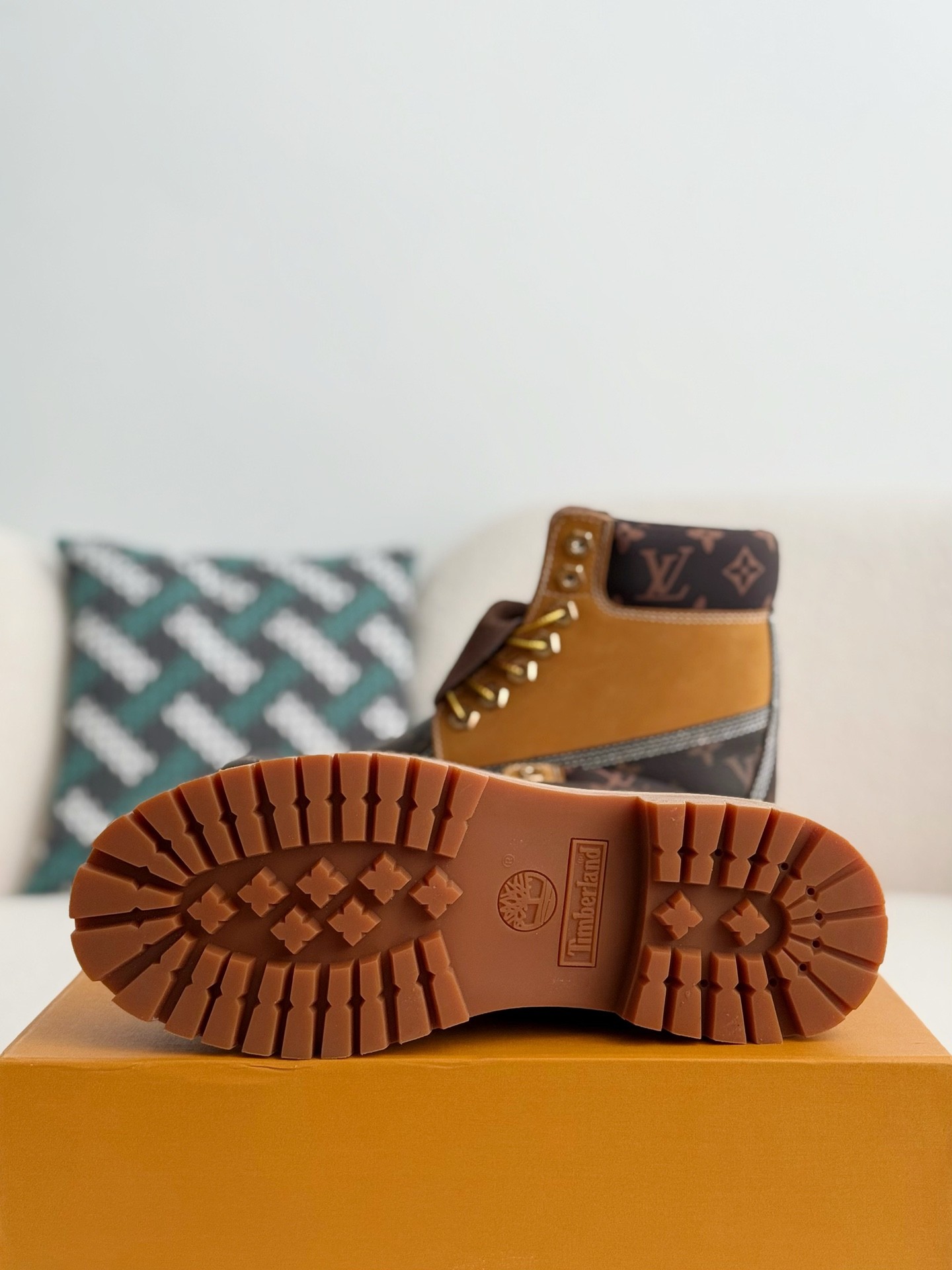 「#2646」Louis Vuitton x Timberland boots/Martin boots/boots - Image 5