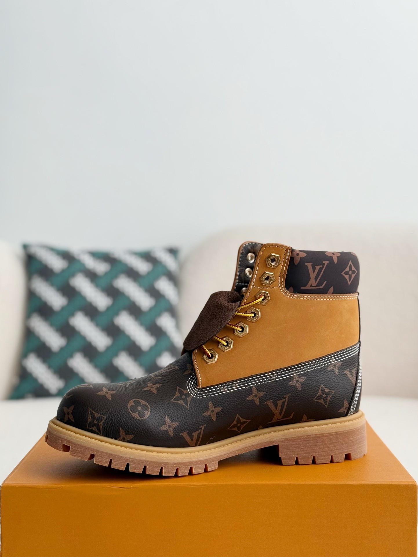 「#2646」Louis Vuitton x Timberland boots/Martin boots/boots - Image 4