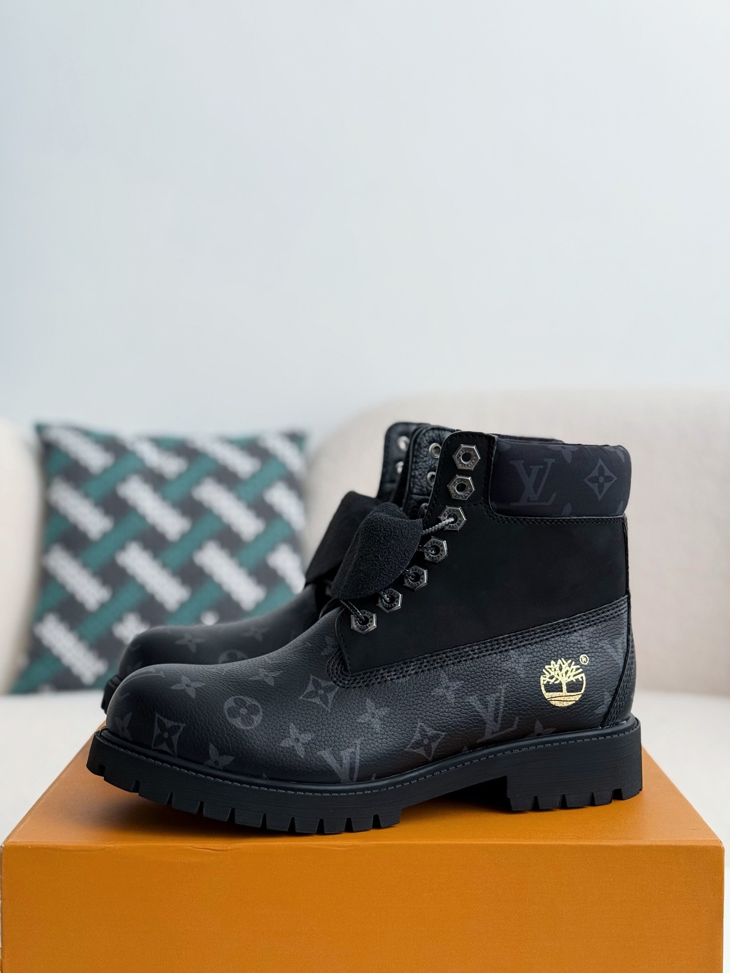 「#2647」Louis Vuitton x Timberland boots/Martin boots/boots