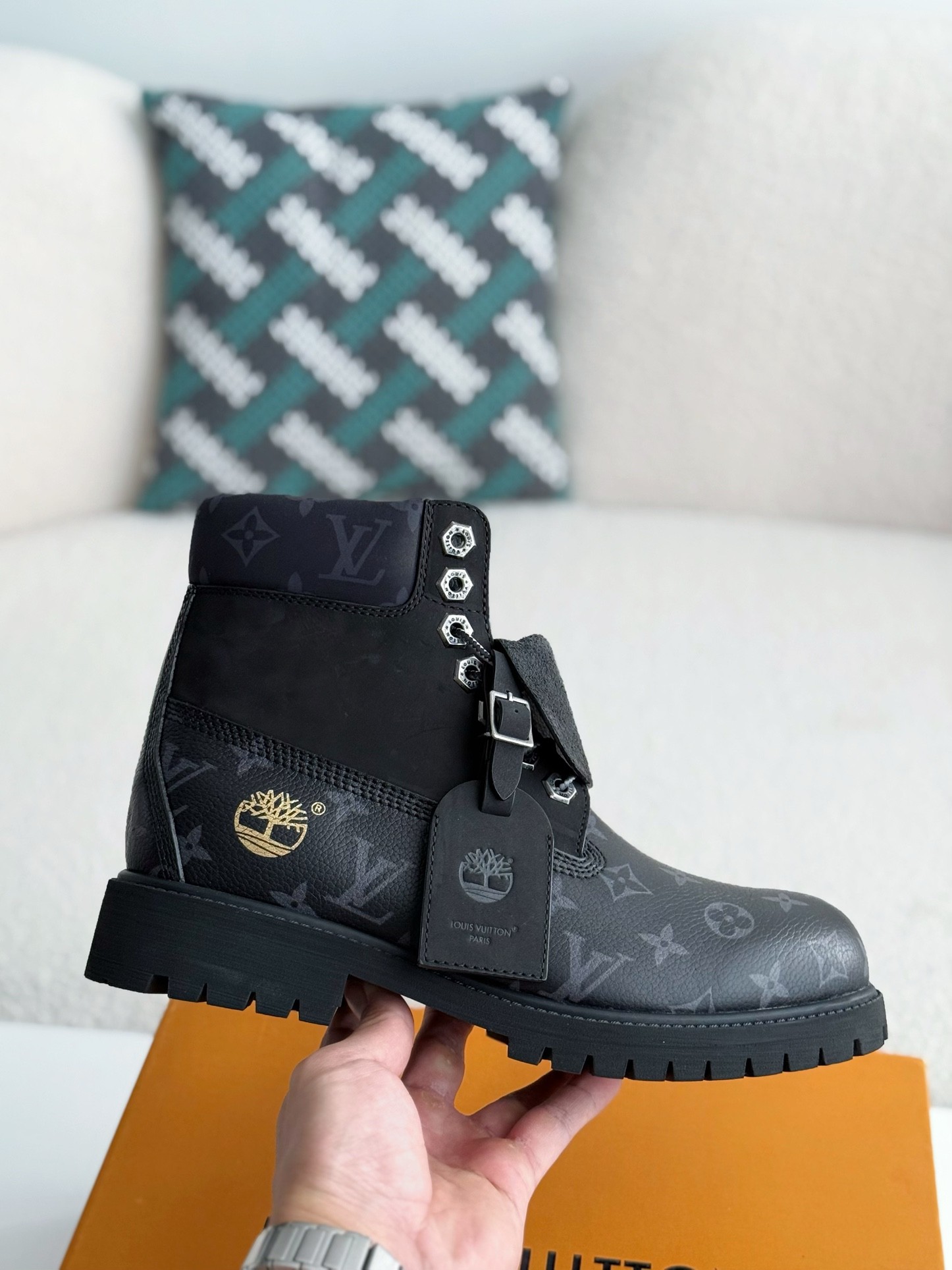 「#2647」Louis Vuitton x Timberland boots/Martin boots/boots - Image 6