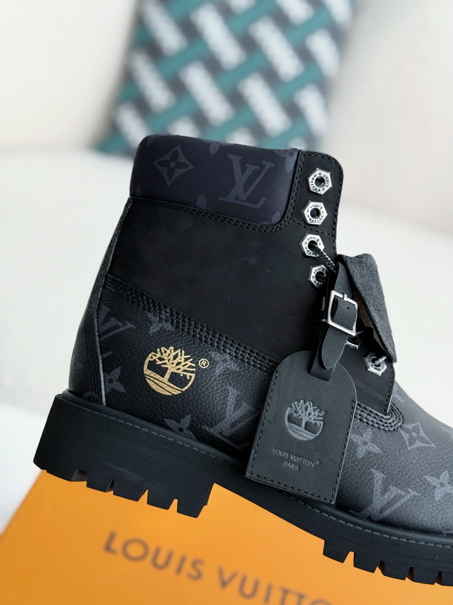 「#2647」Louis Vuitton x Timberland boots/Martin boots/boots - Image 7