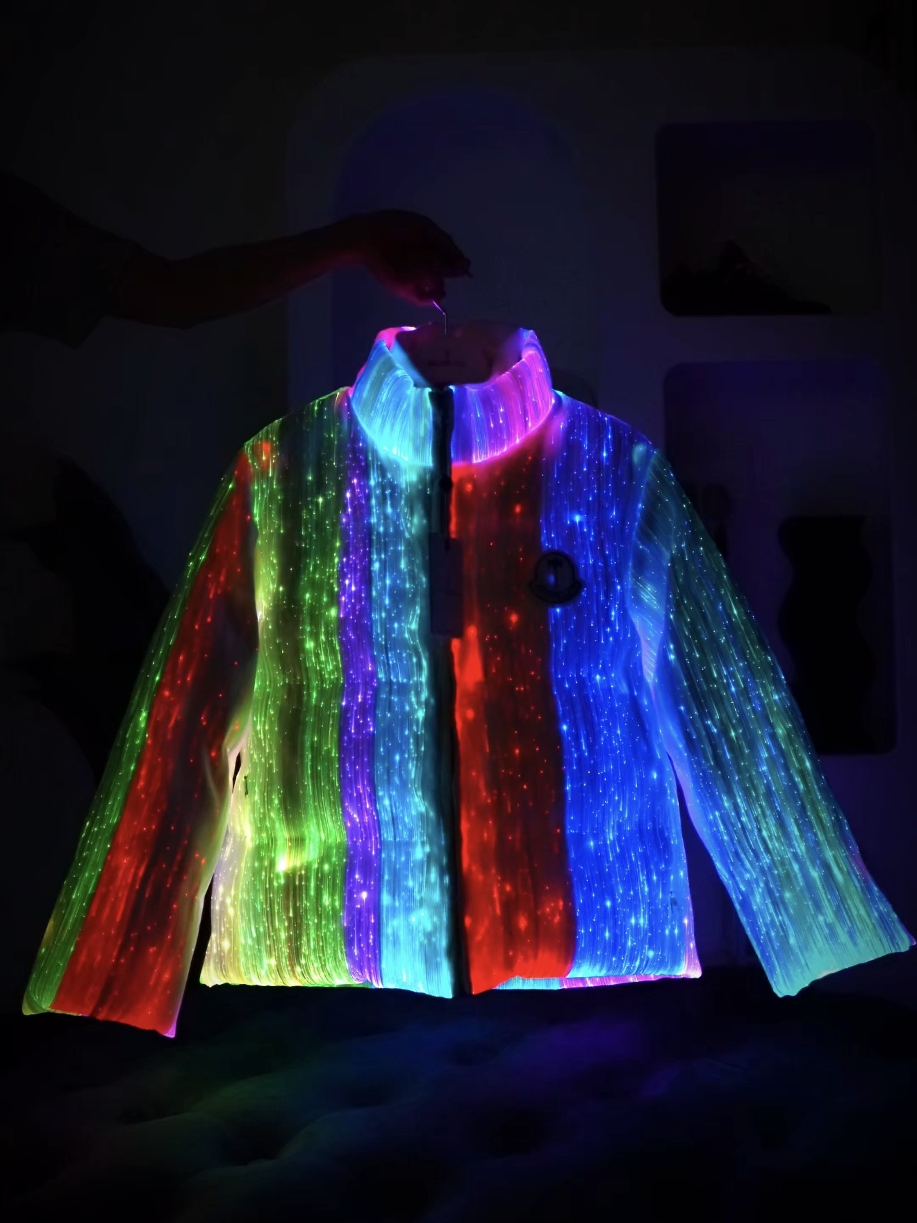 「#2649」70th Anniversary Moncler x Palm Angels Flash Maya Down Jacket - Image 3