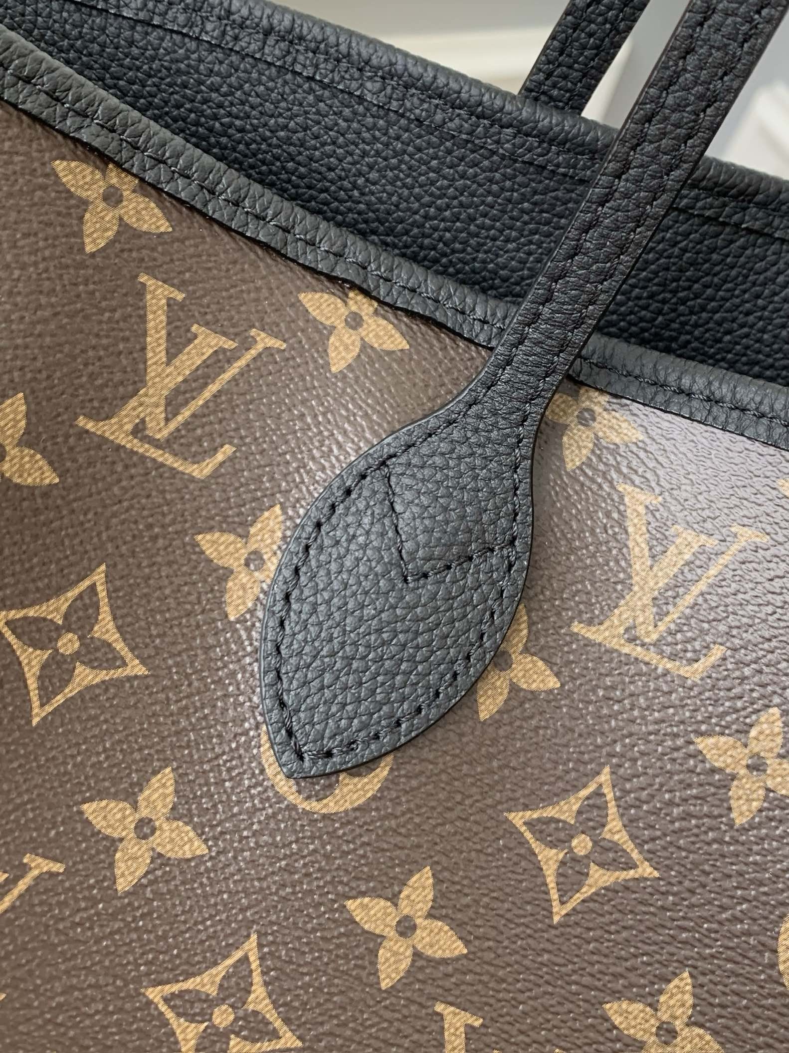「#2653」Louis Vuitton Counter Seasonal New NEVERFULL INSIDE OUT Medium Shopping Bag M12061 Size:28*14*31cm - Image 4
