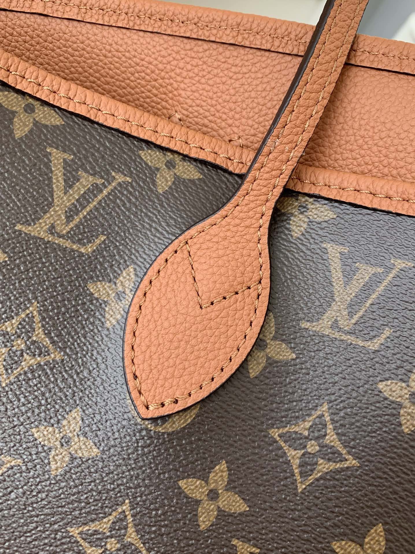 「#2654」Louis Vuitton Counter Seasonal New NEVERFULL INSIDE OUT Medium Shopping Bag M12061 Size:28*14*31cm - Image 4