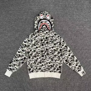 「#2660」bape ink camouflage shark sweatshirt