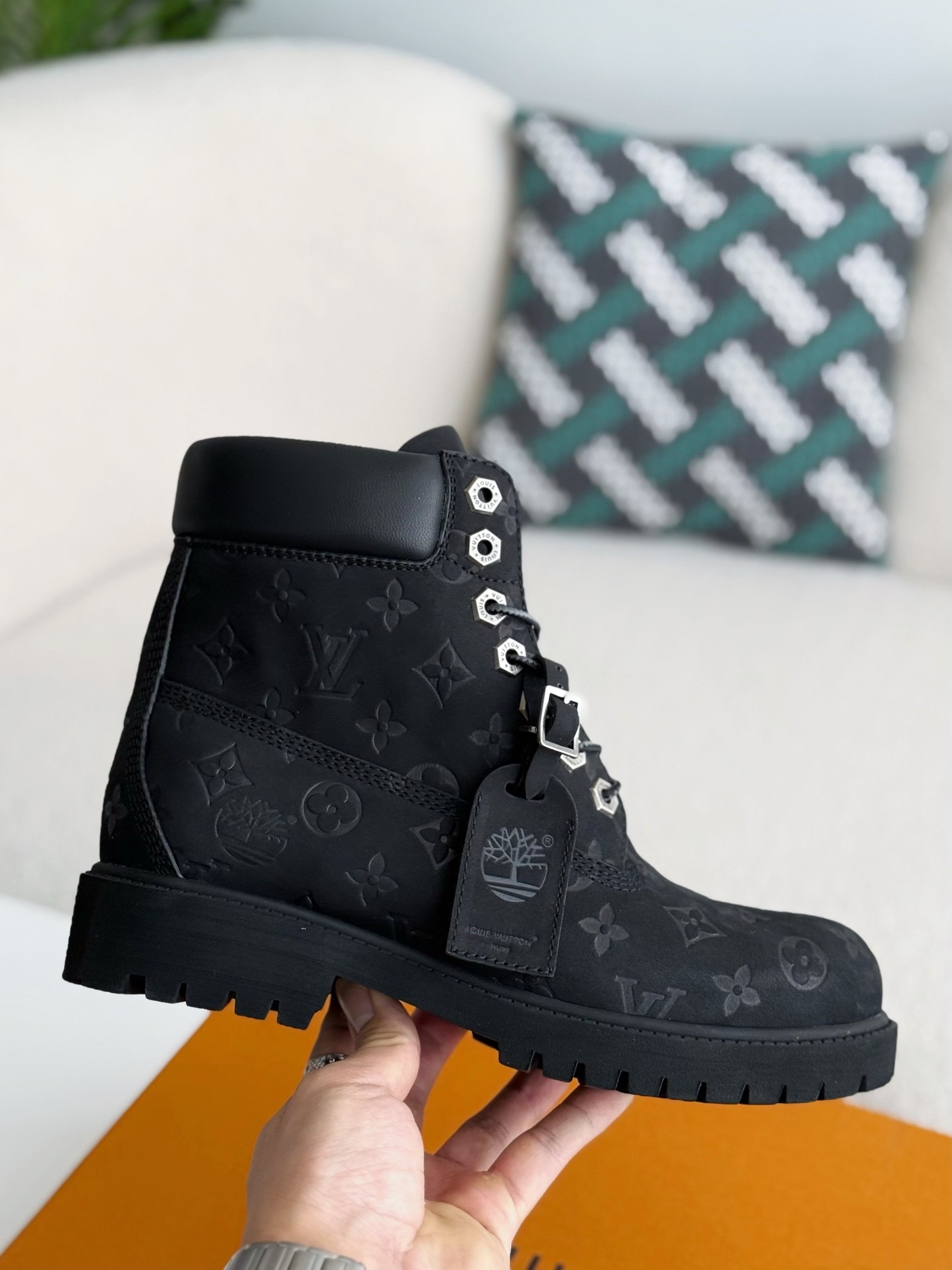 「#2645」Louis Vuitton x Timberland boots/Martin boots/boots - Image 6