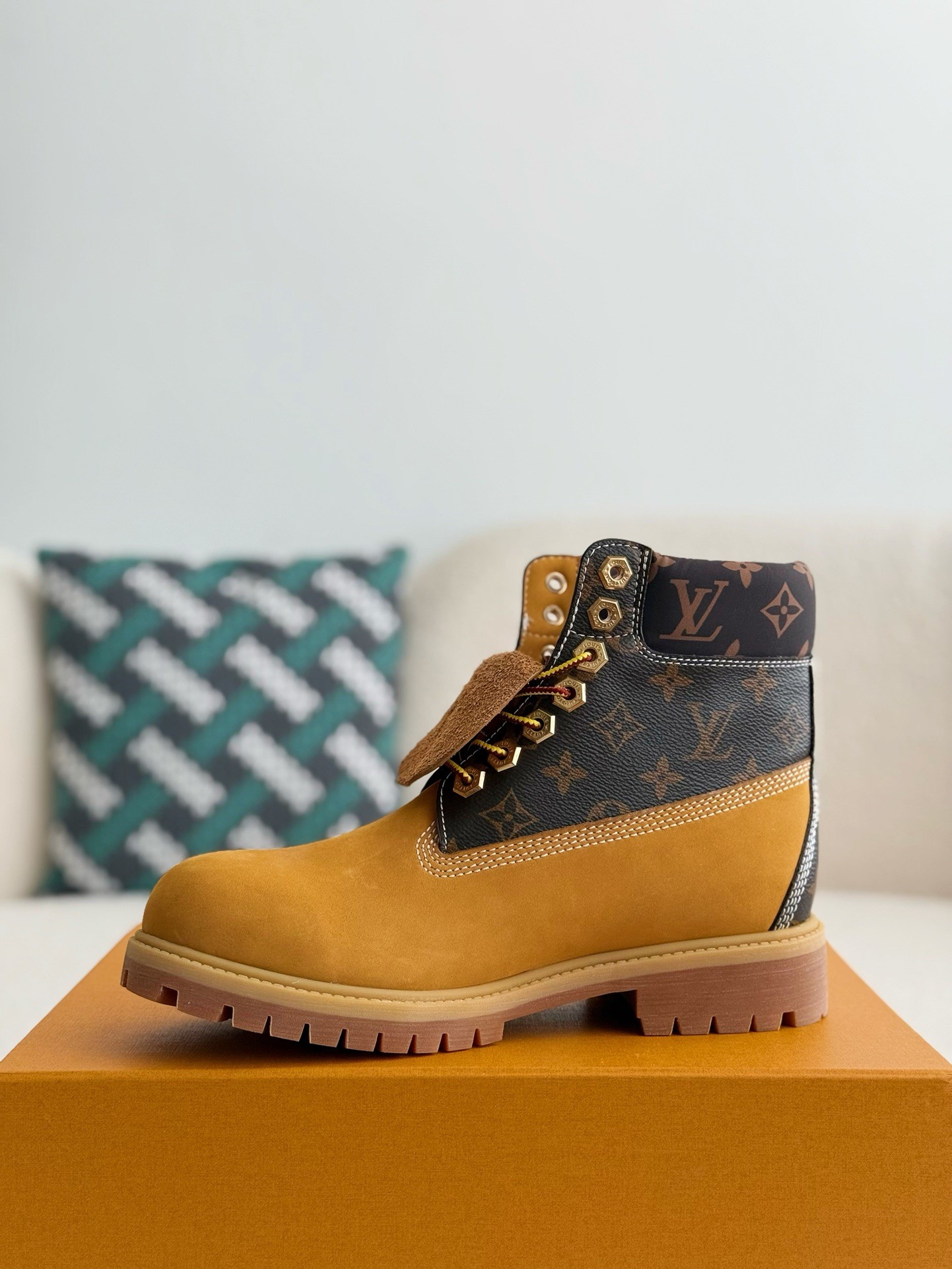 「#2678」Louis Vuitton x Timberland boots/Martin boots/boots - Image 4
