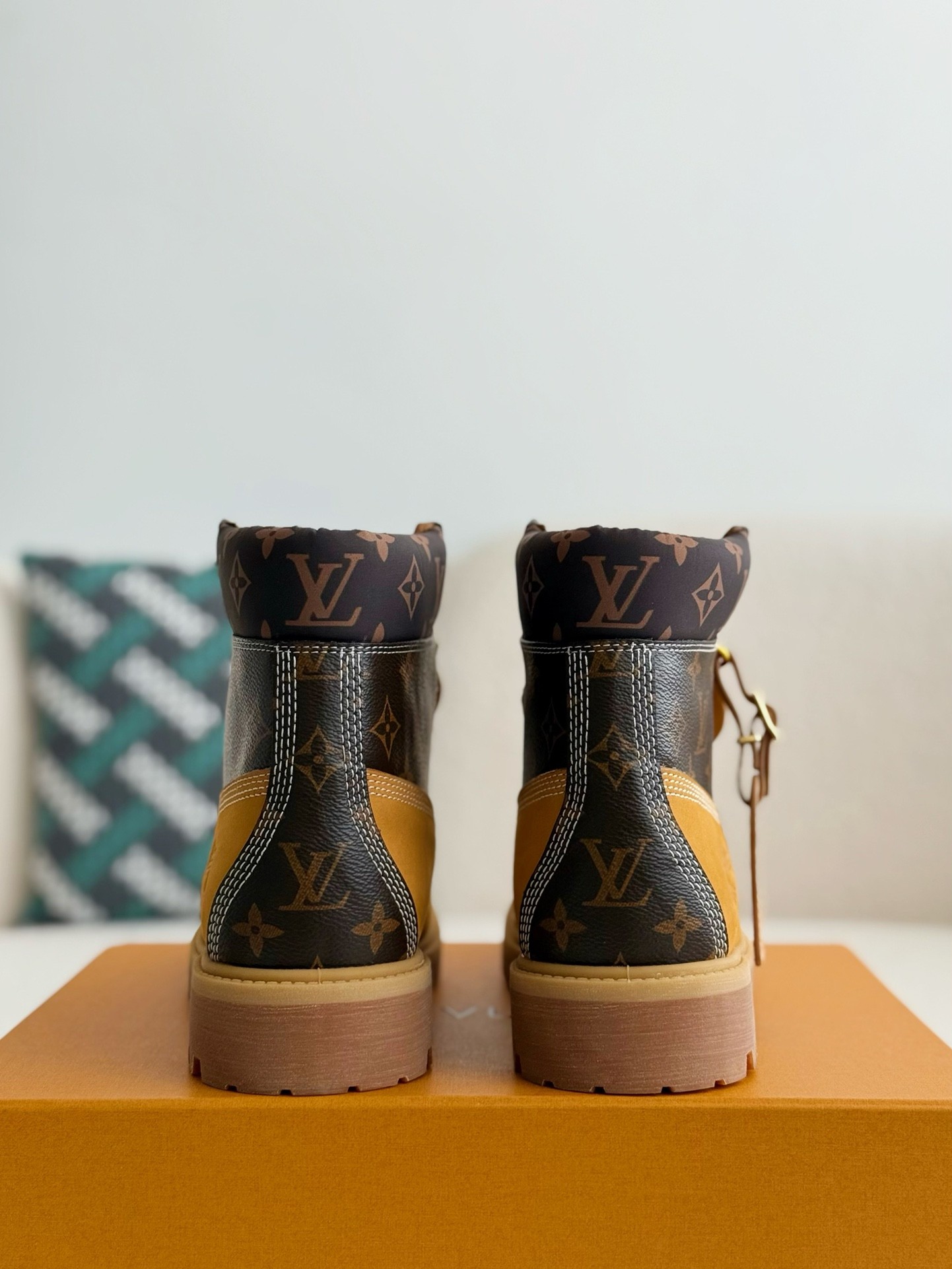 「#2678」Louis Vuitton x Timberland boots/Martin boots/boots - Image 3