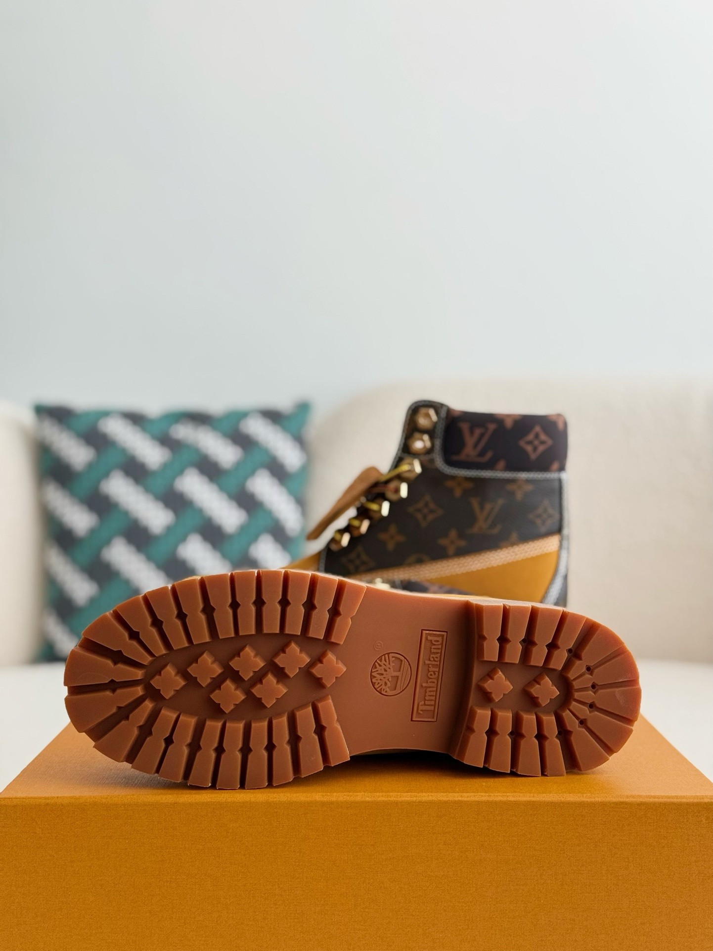 「#2678」Louis Vuitton x Timberland boots/Martin boots/boots - Image 5