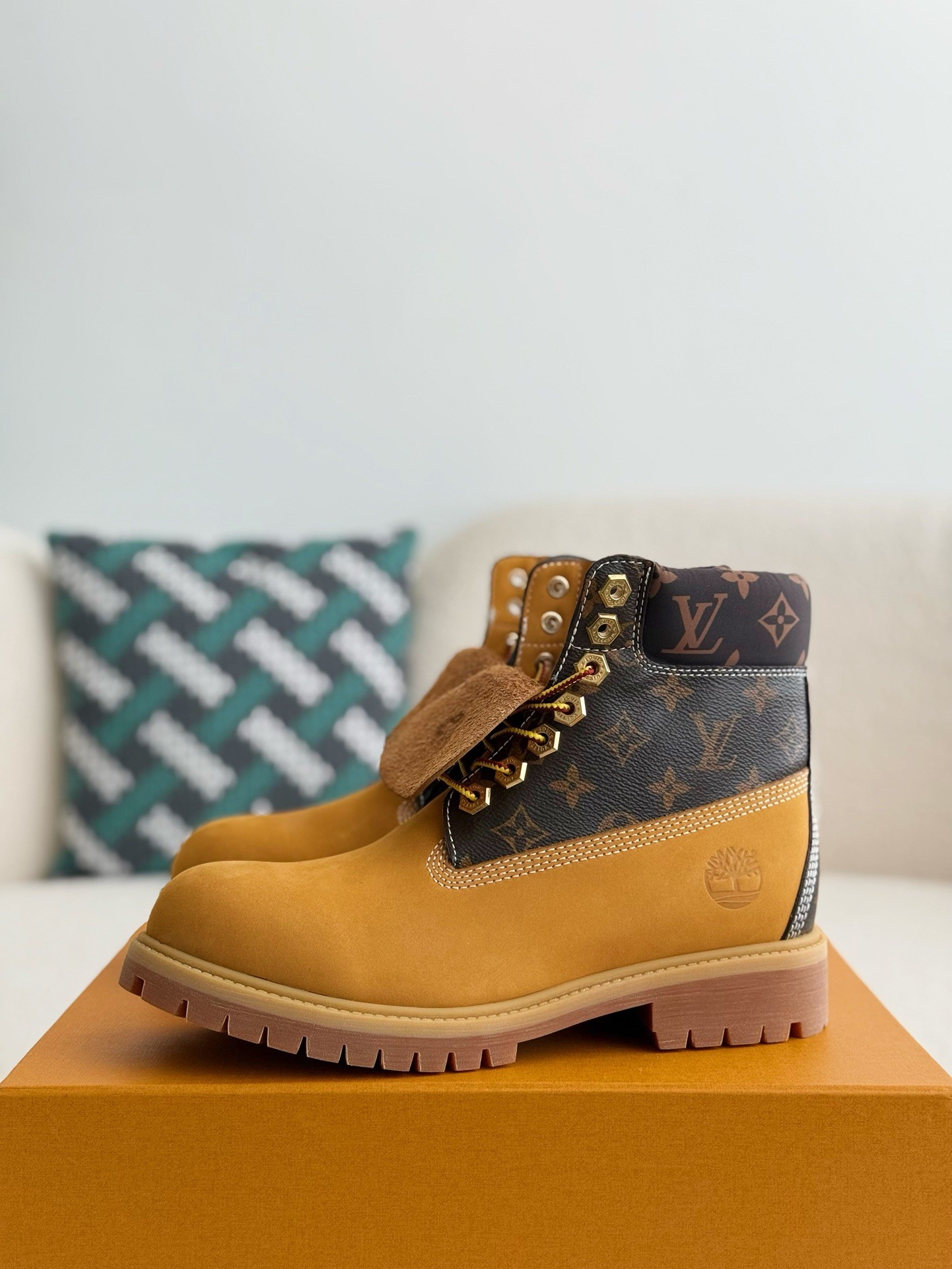 「#2678」Louis Vuitton x Timberland boots/Martin boots/boots