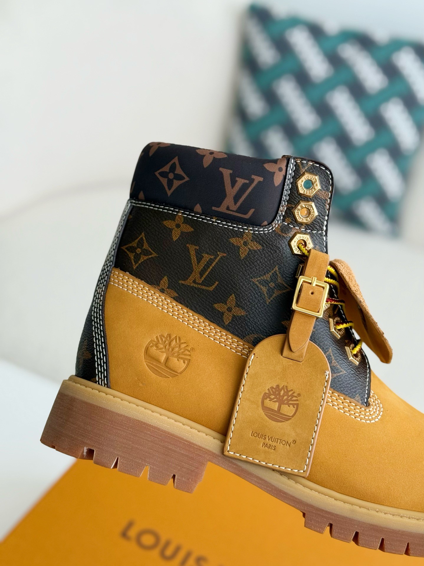 「#2678」Louis Vuitton x Timberland boots/Martin boots/boots - Image 7
