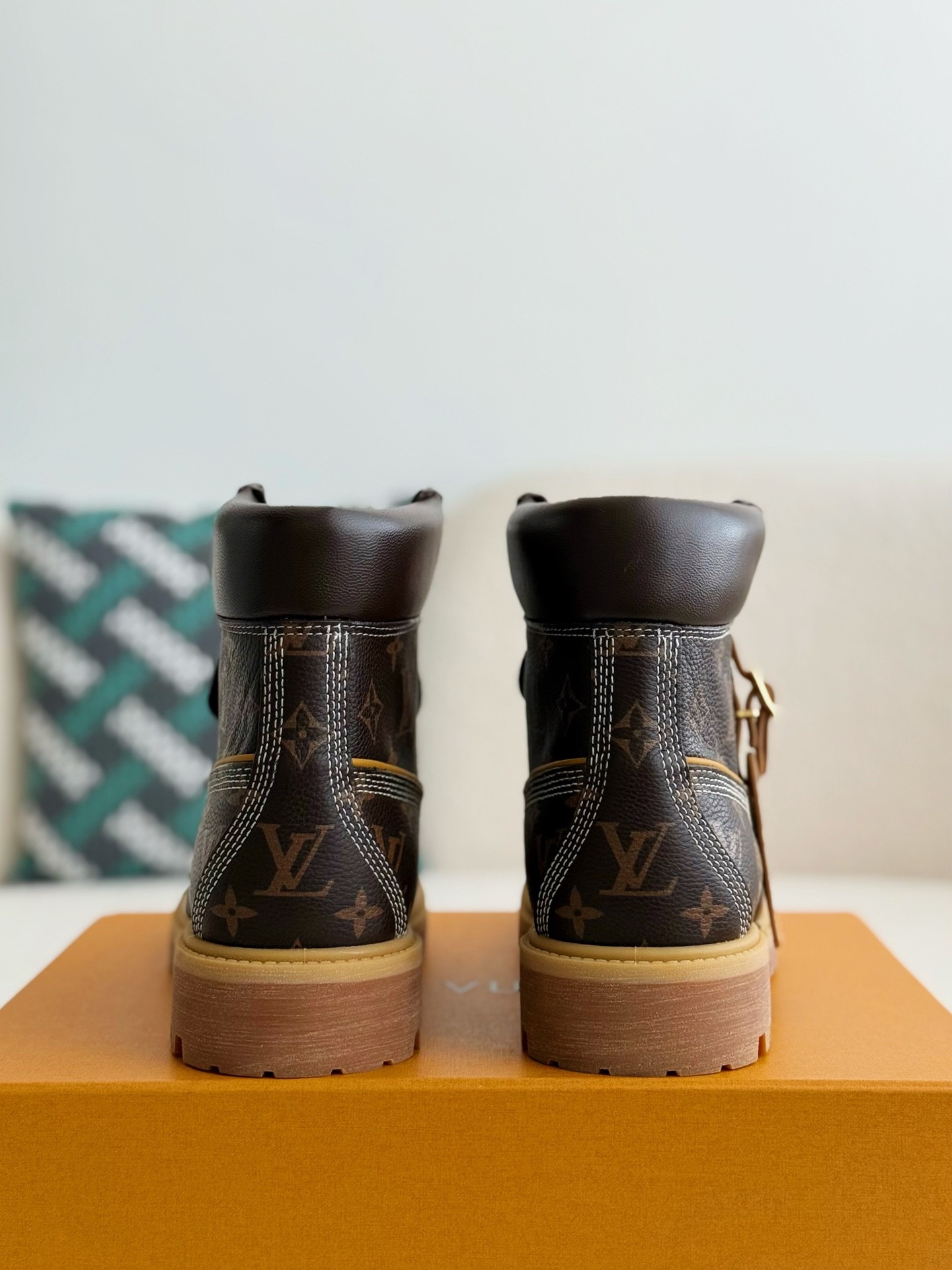 「#2679」Louis Vuitton x Timberland boots/Martin boots/boots - Image 3