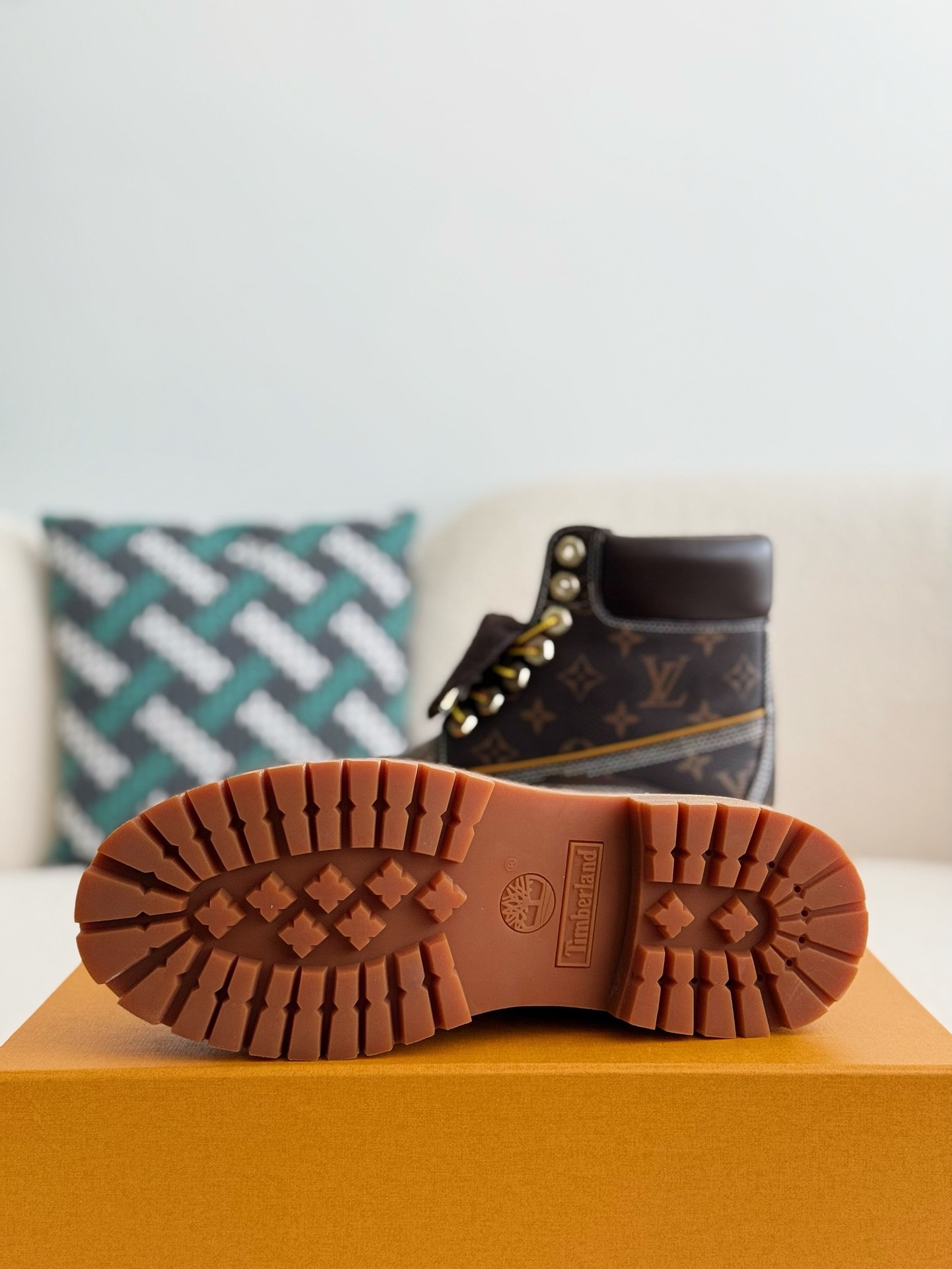 「#2679」Louis Vuitton x Timberland boots/Martin boots/boots - Image 5
