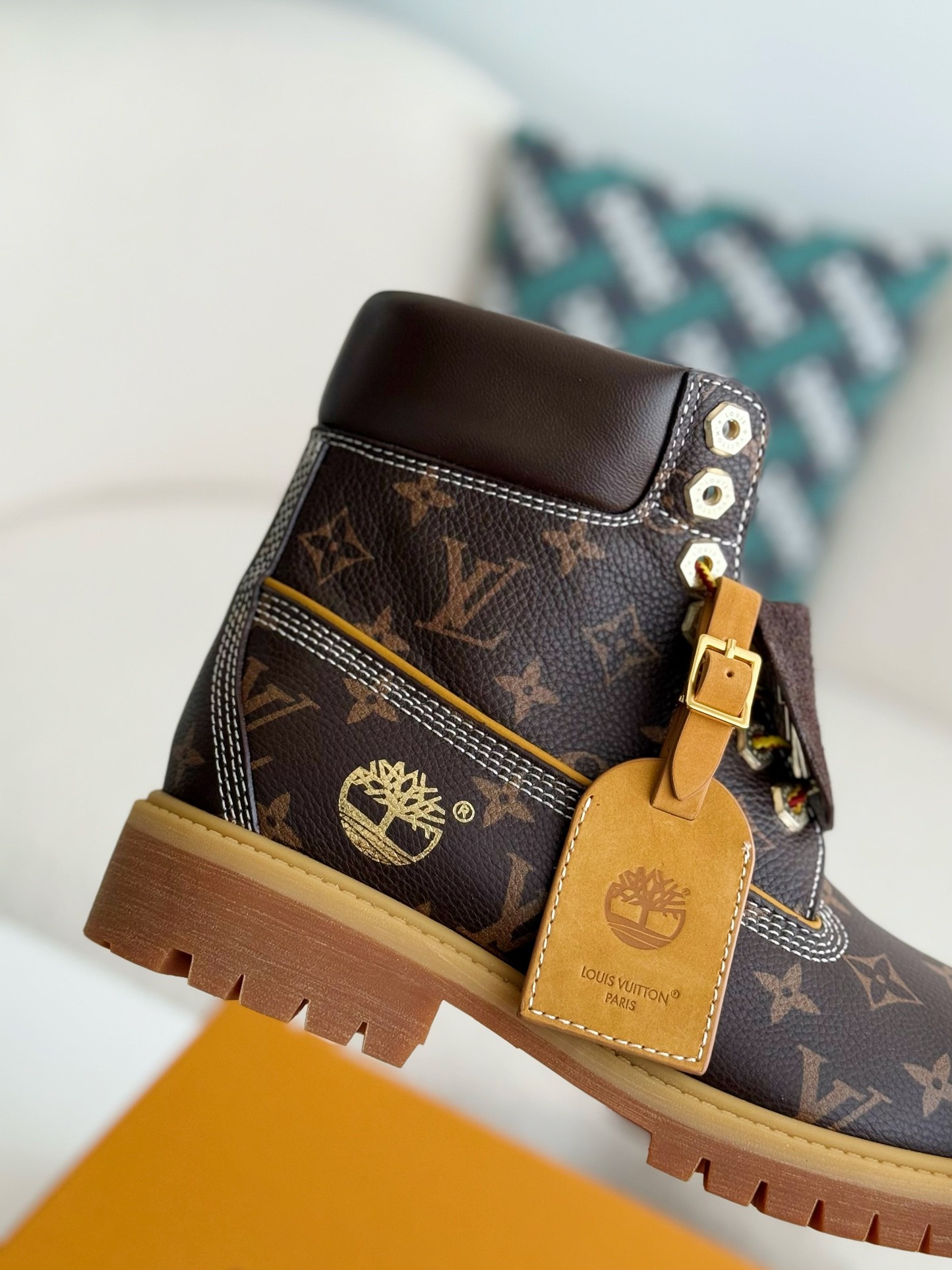 「#2679」Louis Vuitton x Timberland boots/Martin boots/boots - Image 7