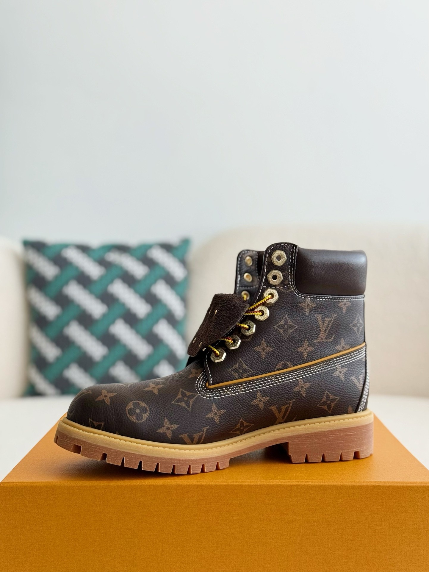 「#2679」Louis Vuitton x Timberland boots/Martin boots/boots - Image 4