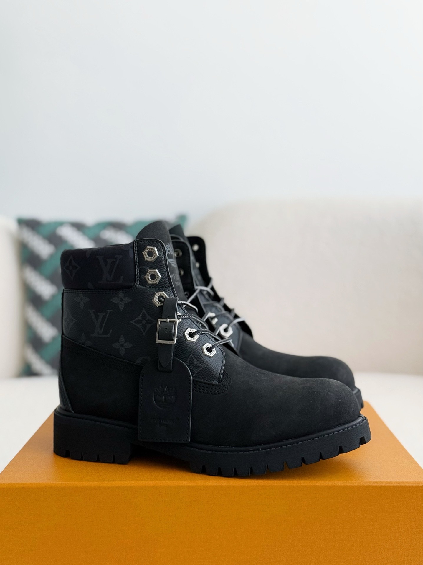 「#2680」Louis Vuitton x Timberland boots/Martin boots/boots - Image 2