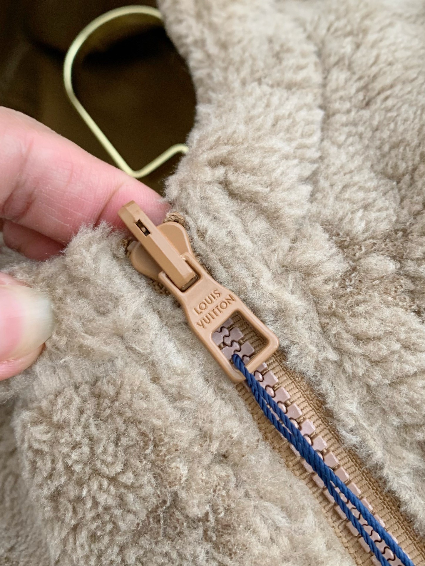 「#2364」New, LV reversible wool and sheepskin jacket - Image 4