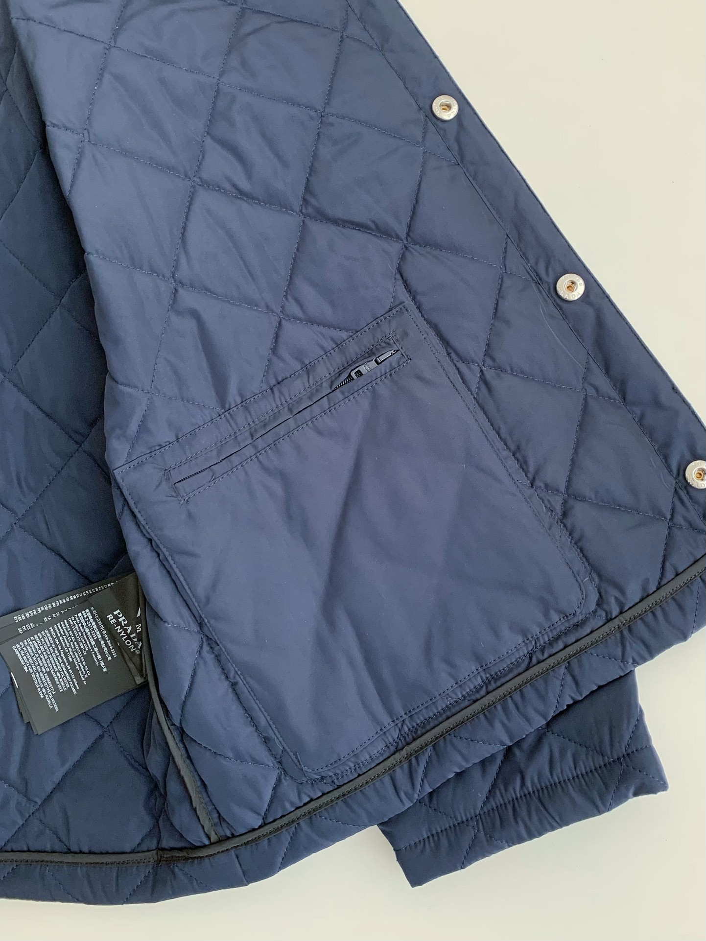 「#2685」PRADA SS24 Quilted single-breasted casual jacket - Image 10