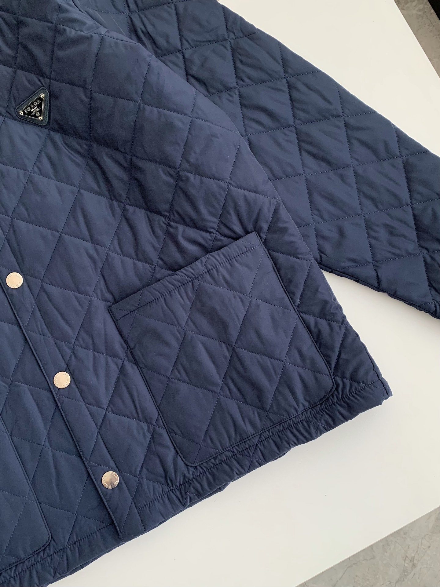 「#2685」PRADA SS24 Quilted single-breasted casual jacket - Image 5