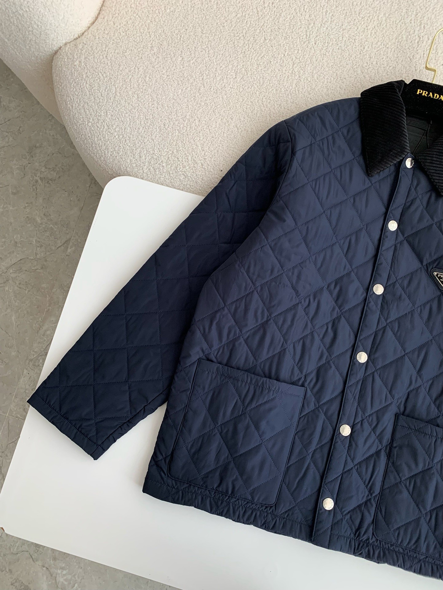「#2685」PRADA SS24 Quilted single-breasted casual jacket - Image 2