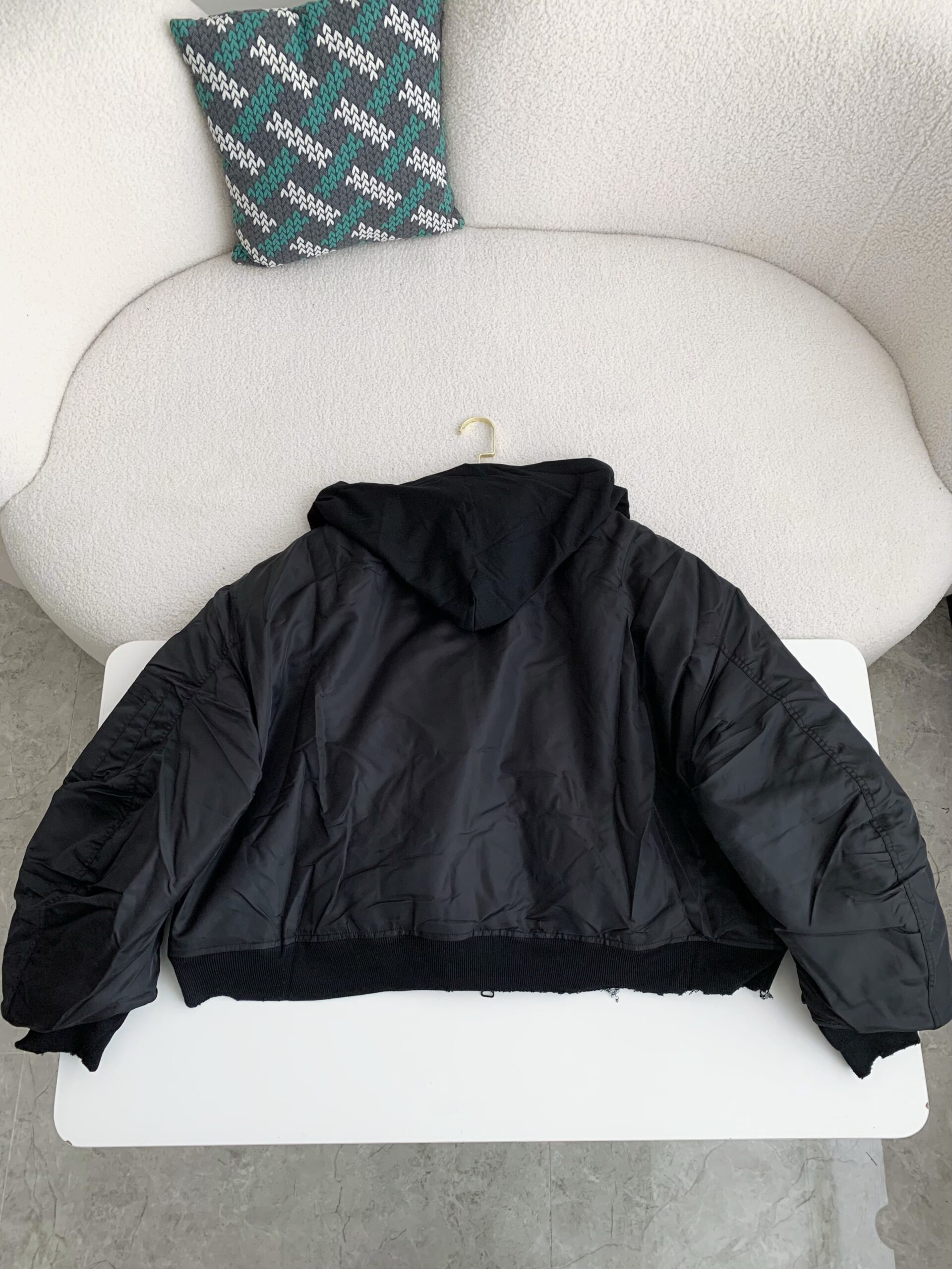 「#2687」Balenciaga Plain color zipper long-sleeve jacket - Image 9