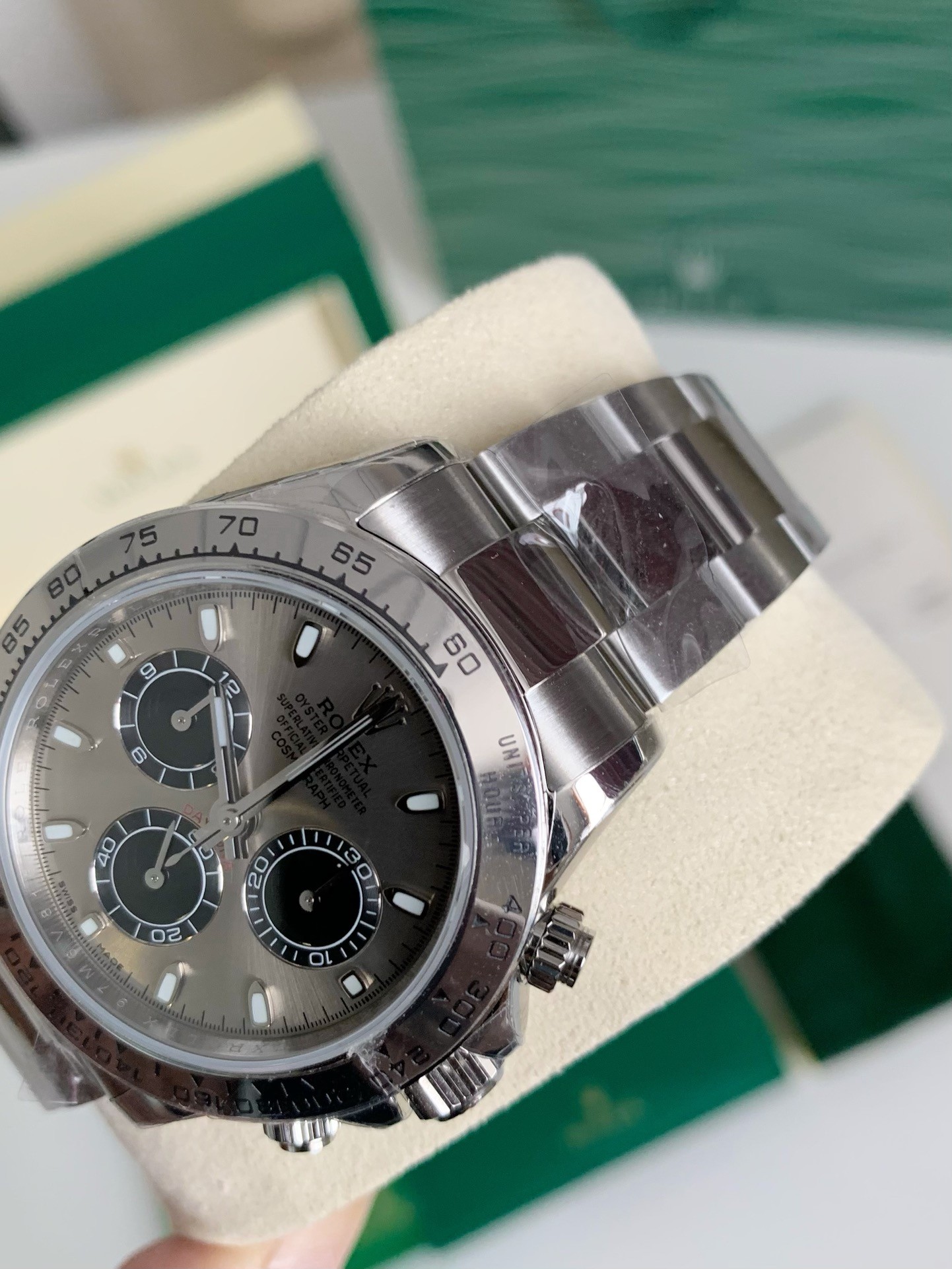 「#1547」Rolex Trithong had his own Cal.4130 - Image 4