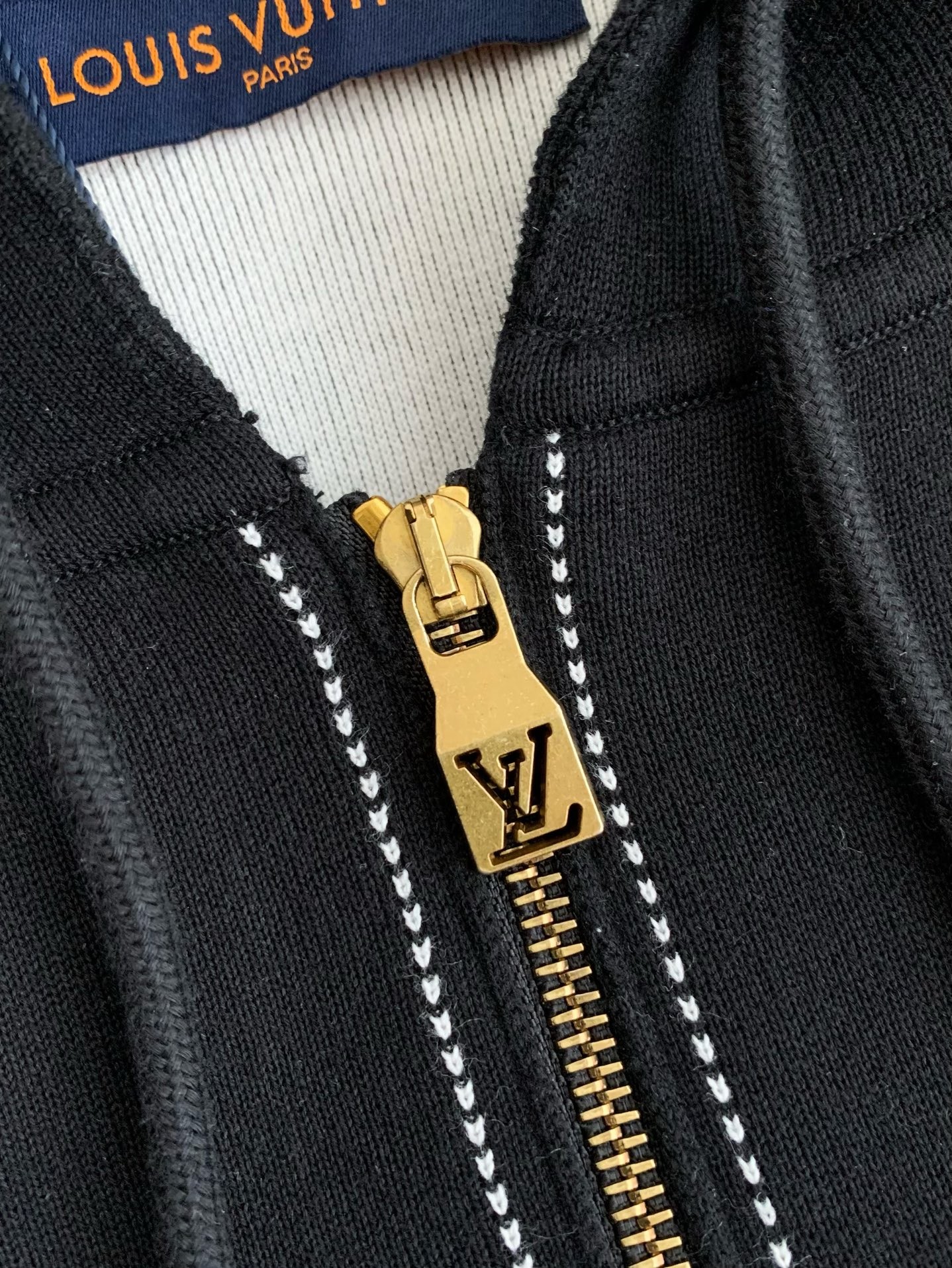 「#2690」Louis Vuitton SS24 Logo Inlaid flower zipper sweatshirt Jackets - Image 4