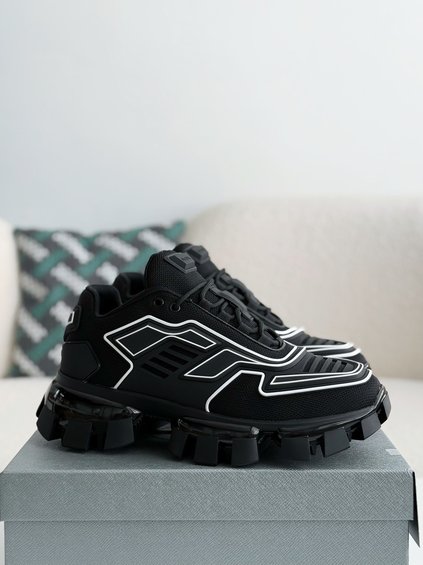 「#2717」Prada Cloudbus Thunder technology fabric sneakers - Image 2