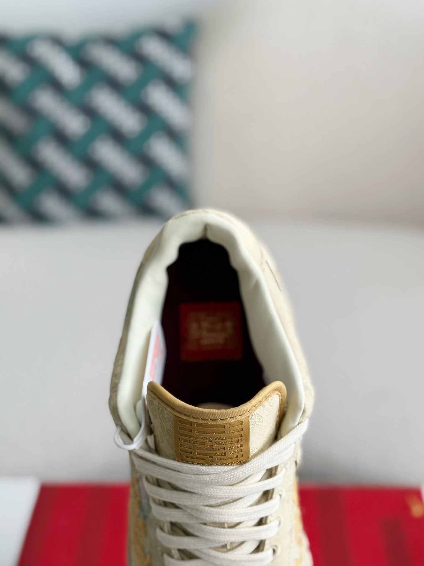 「#2724」Nike Air FORCE 1 Dragon and Phoenix Present Good Omens Sneakers - Image 9