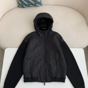 「#2736」Dior FW24 Plain color hooded jacket