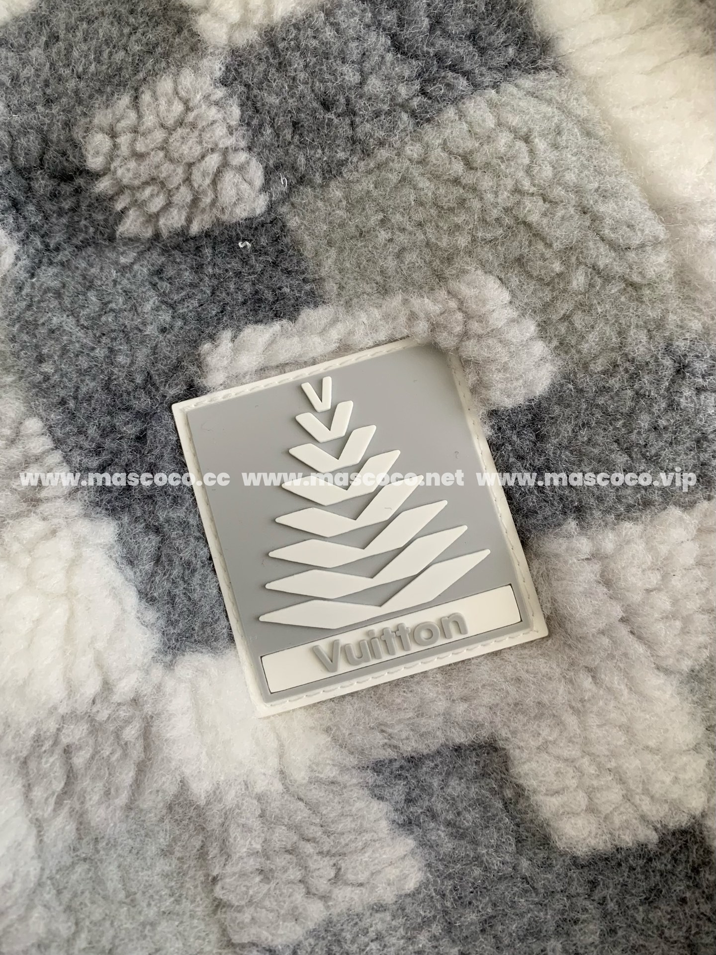 「#2766」Louis Vuitton Ski Series FW24 Checkerboard Color-Block Fleece Jacket - Image 5