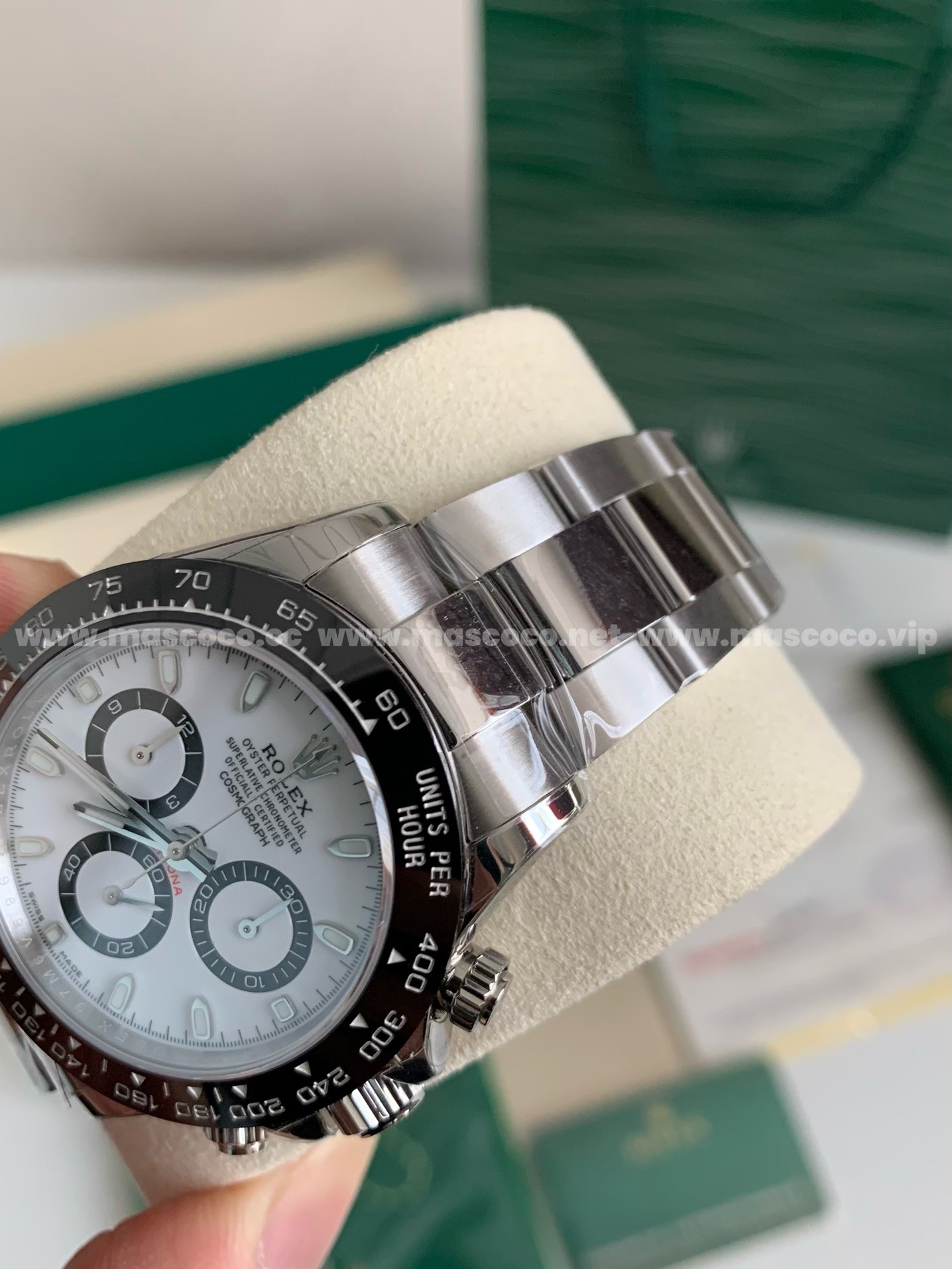 「#974」Rolex Daytona Exclusive Cal.4130 Men's Watch - Image 4