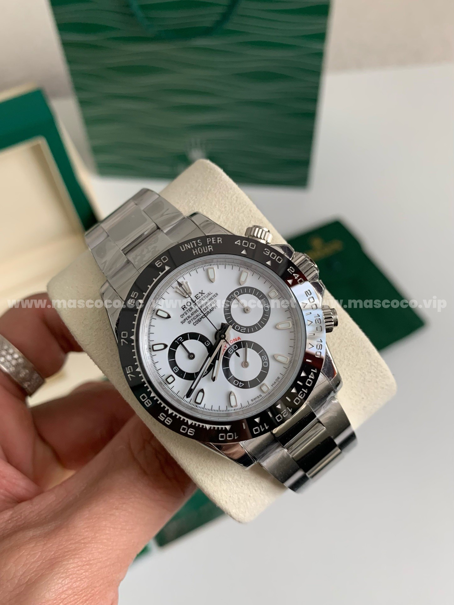 「#974」Rolex Daytona Exclusive Cal.4130 Men's Watch - Image 2