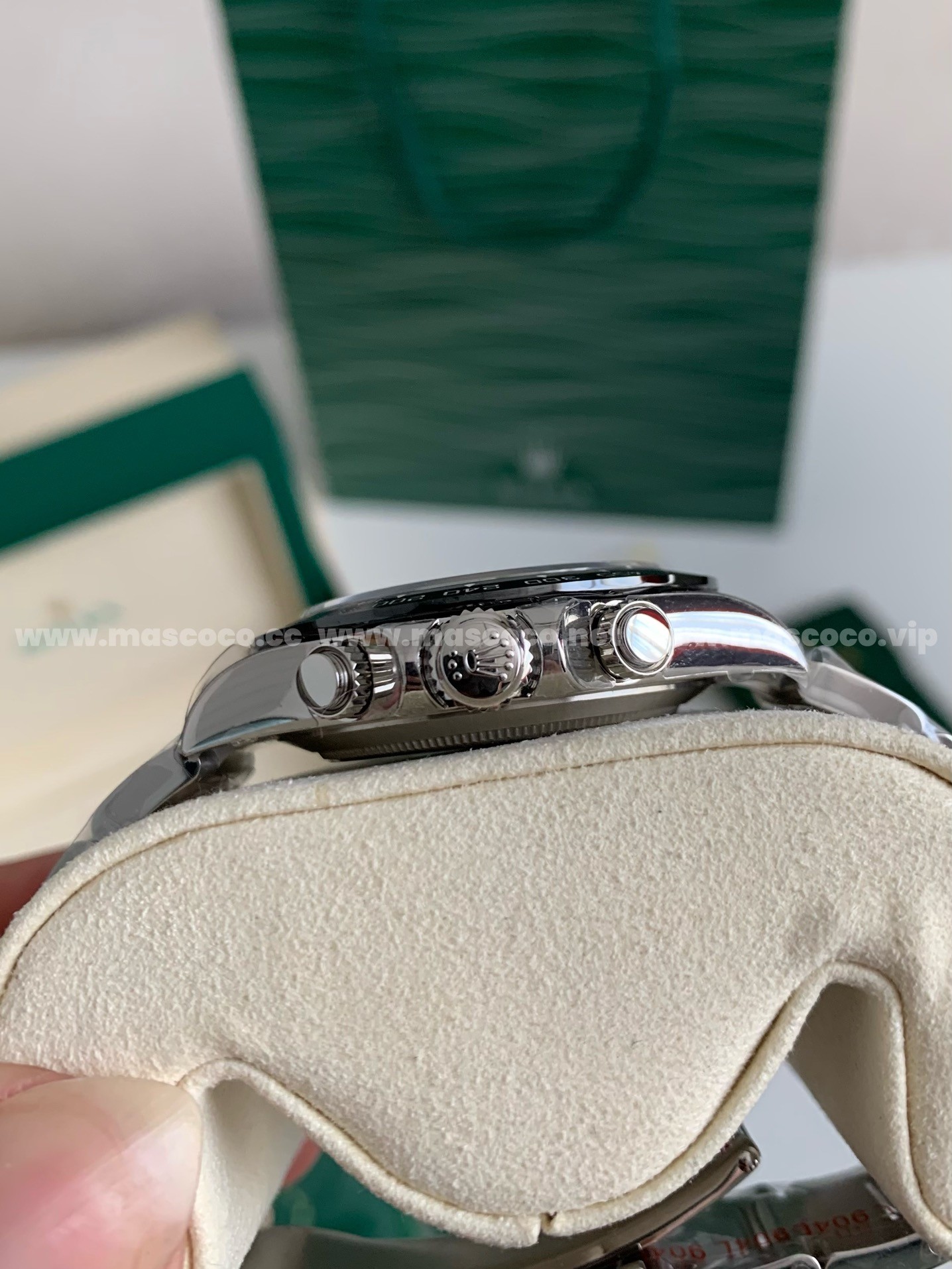 「#974」Rolex Daytona Exclusive Cal.4130 Men's Watch - Image 5