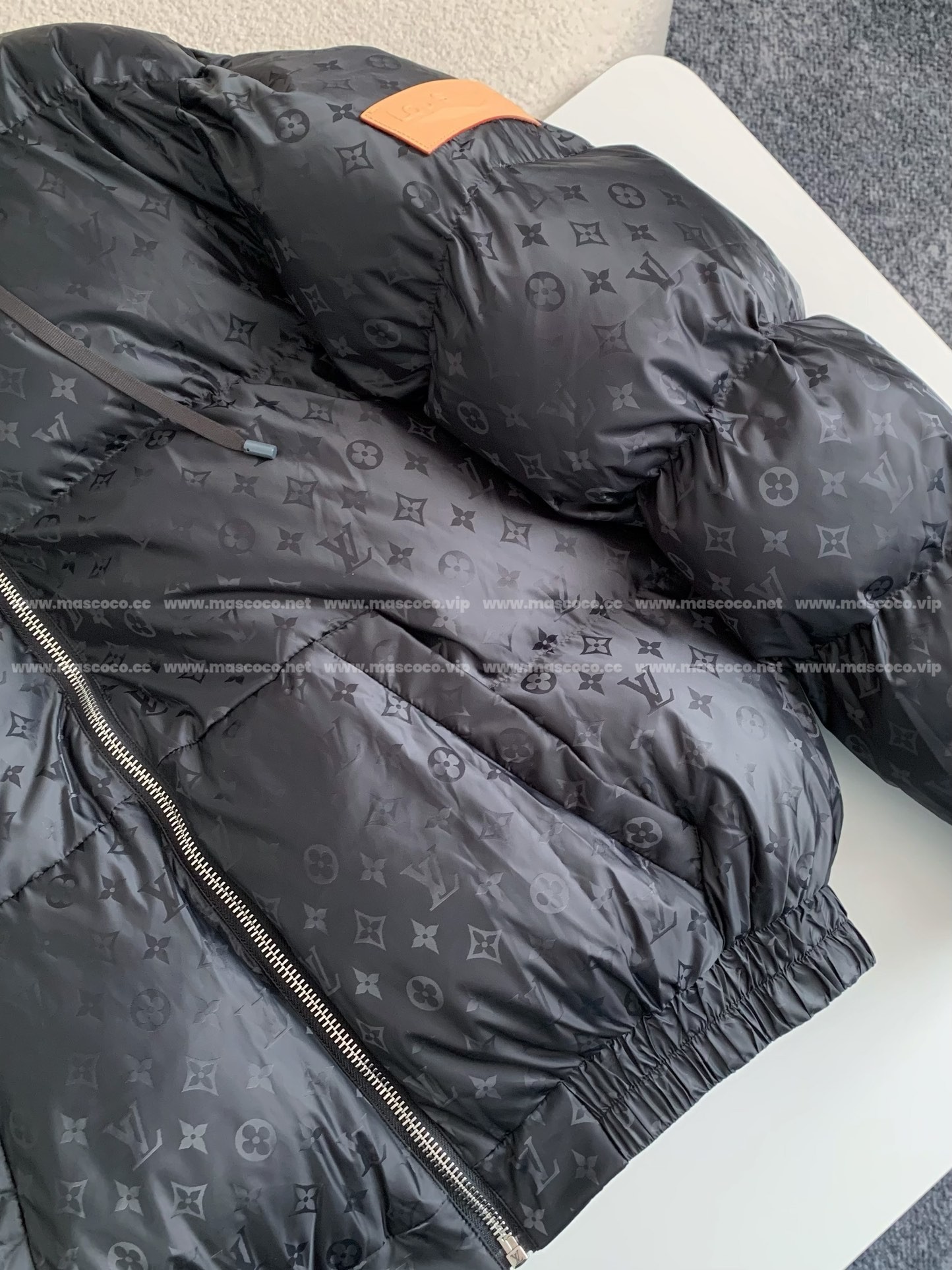 「#2798」LOUIS VUITTON Skiing Series FW24 Printed Hooded Cotton-Padded Jacket - Image 4