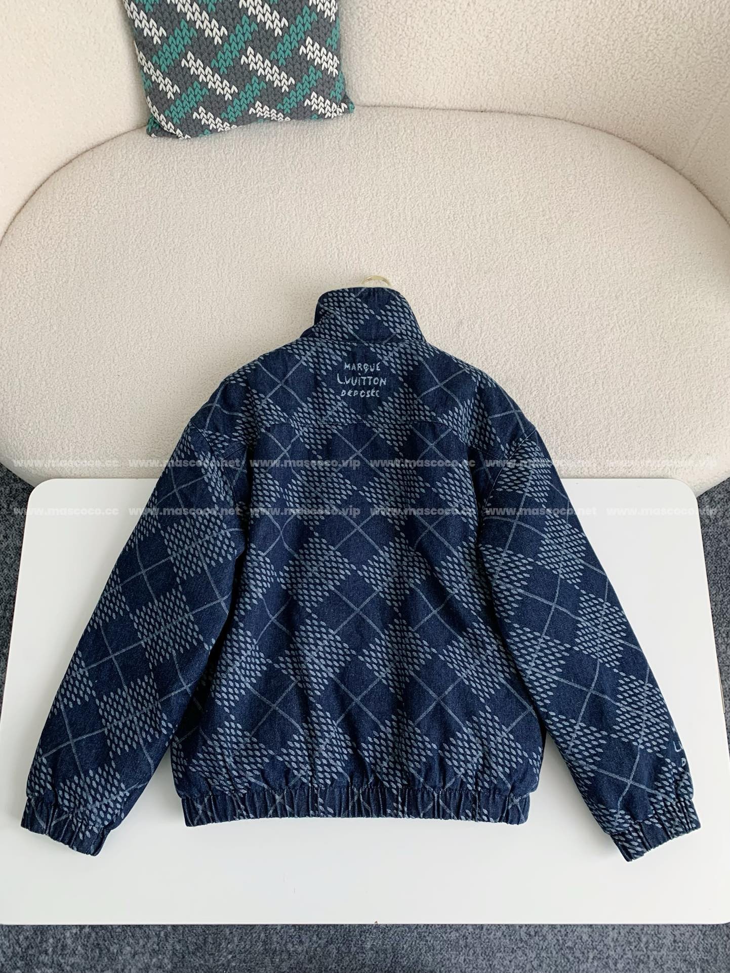 「#2811」Louis Vuitton SS25 Pre-Spring collection, Logo letter stripe jacket - Image 6