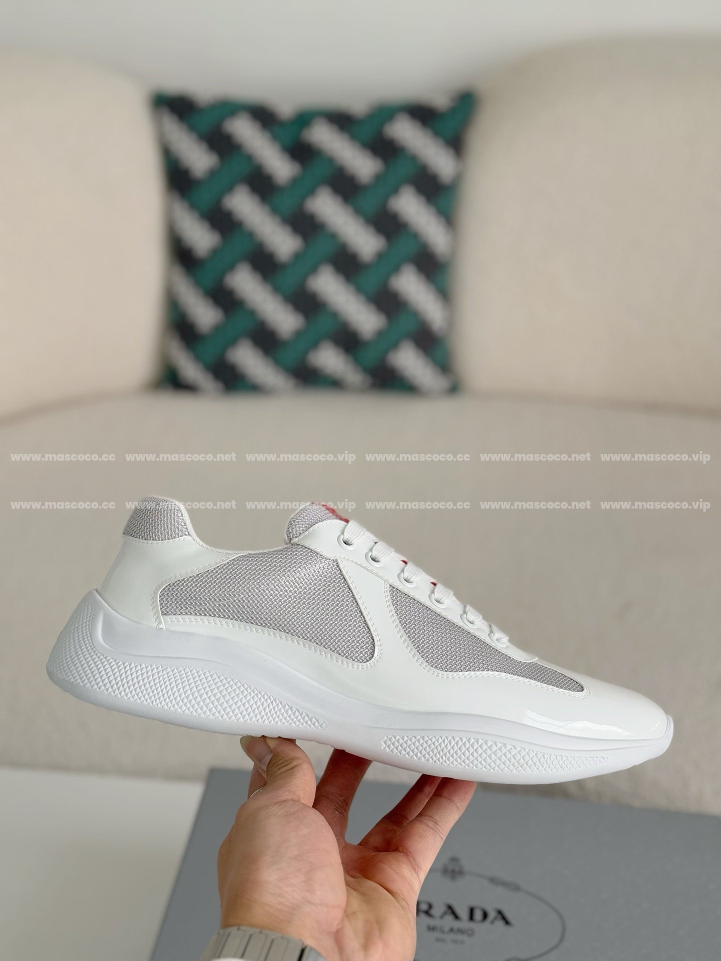「#738」Prada Sneakers - Image 6
