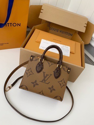 「#2854」Louis Vuitton ONTHEGO BB Tote Bag M46839 Crossbody Handbag Size: 18*15*8.5cm - Image 3