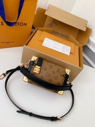 「#2855」Louis Vuitton Small SIDE TRUNK Handbag M46815 Yellow Flower, Size: 18*12.5*8cm - Image 2