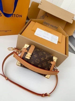 「#2856」Louis Vuitton small SIDE TRUNK handbag M46815, size: 18*12.5*8cm - Image 2