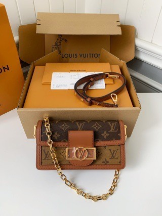 「#2861」Louis Vuitton DAUPHINE EAST WEST handbag M46757, size: 21*12*5cm
