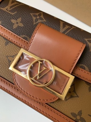 「#2861」Louis Vuitton DAUPHINE EAST WEST handbag M46757, size: 21*12*5cm - Image 8