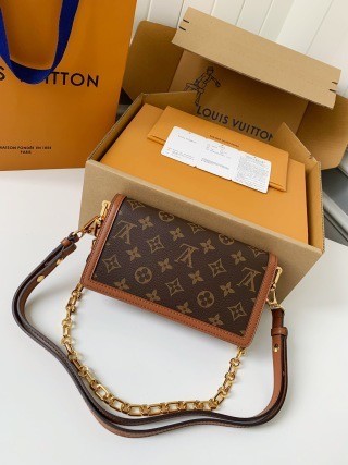 「#2861」Louis Vuitton DAUPHINE EAST WEST handbag M46757, size: 21*12*5cm - Image 3