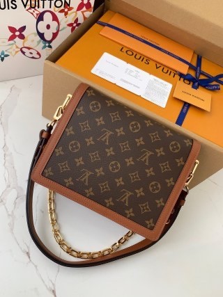 「#2863」Louis Vuitton MINI DAUPHINE handbag, large Daphne M45958, size: 25*17*10cm - Image 3