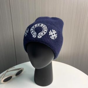 「#2962」Chrome Hearts Autumn and Winter New Cross Knitted Hat