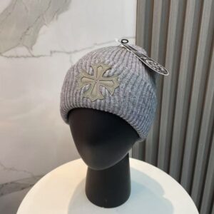 「#2971」Chrome Hearts Autumn and Winter New Cross Knitted Hat