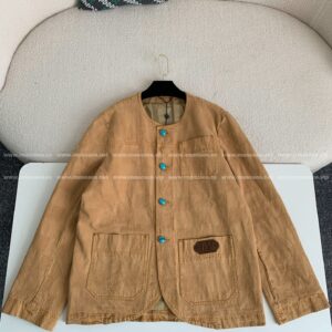「#2984」Louis Vuitton FW24 Round Neck Single Breasted Casual Jacket