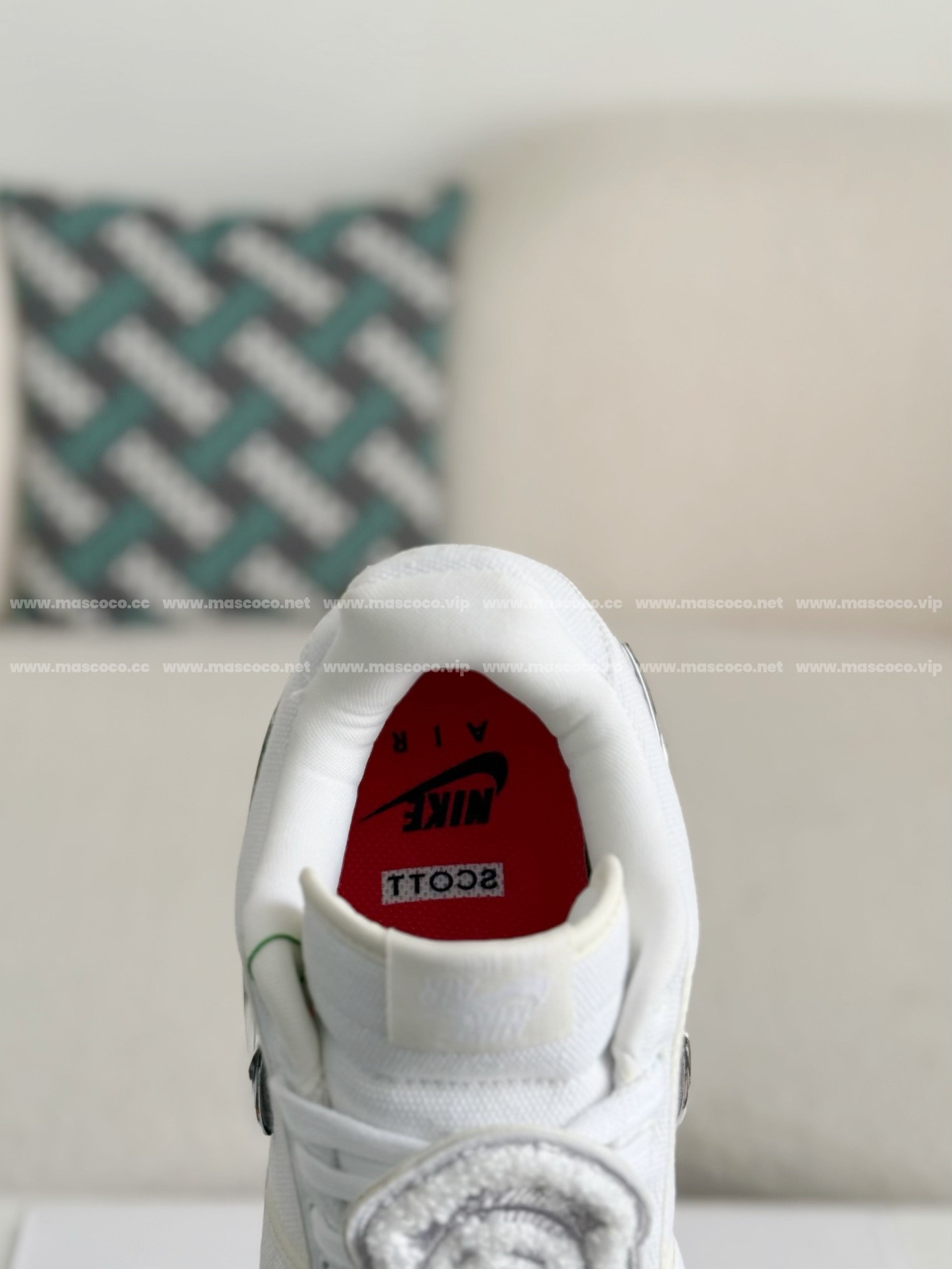 「#2989」Travis Scott x Nike Air Force 1 sneakers - Image 9